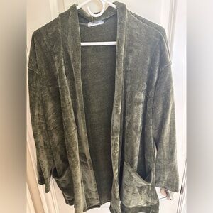 Soft olive cardigan